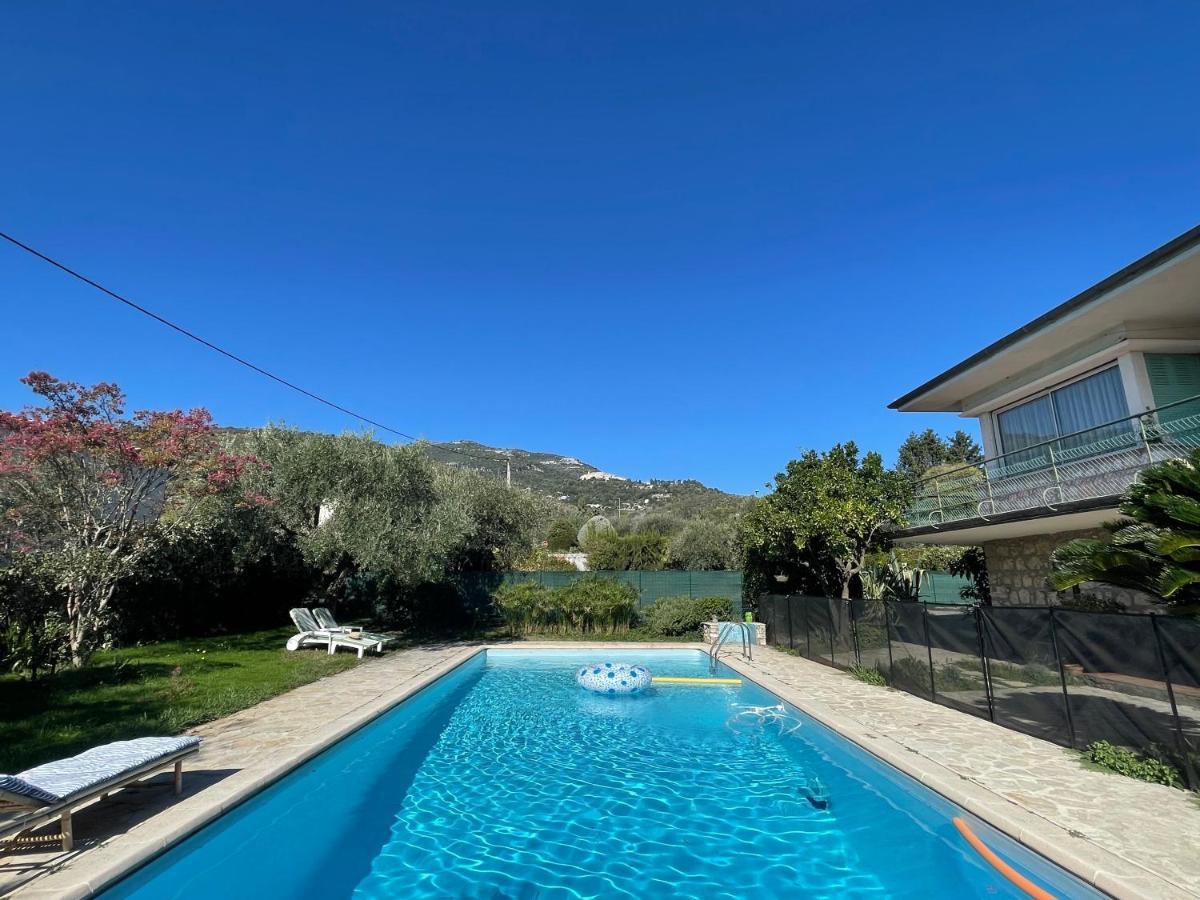 Bas De Villa Avec Acces Piscine Pres De Nice Cannes Monaco كارو المظهر الخارجي الصورة
