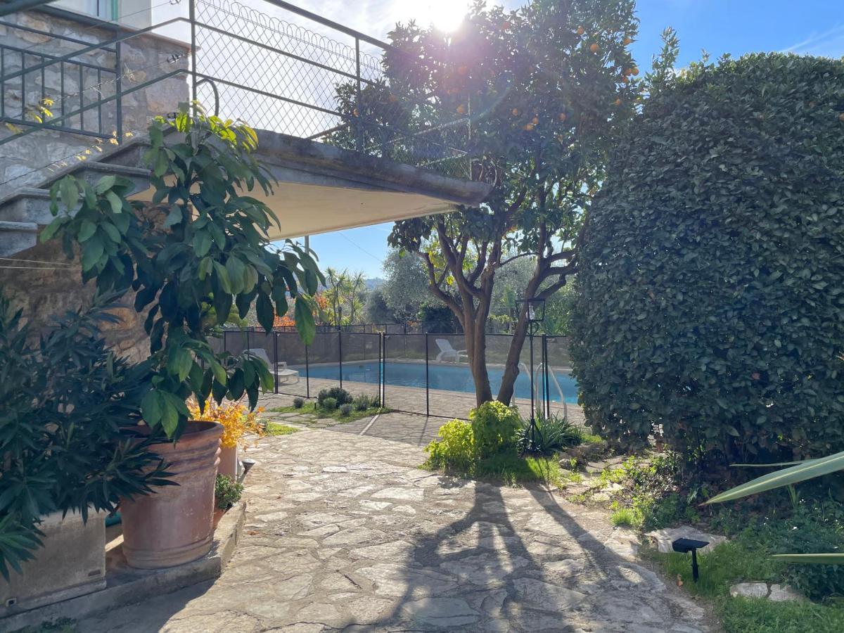 Bas De Villa Avec Acces Piscine Pres De Nice Cannes Monaco كارو المظهر الخارجي الصورة